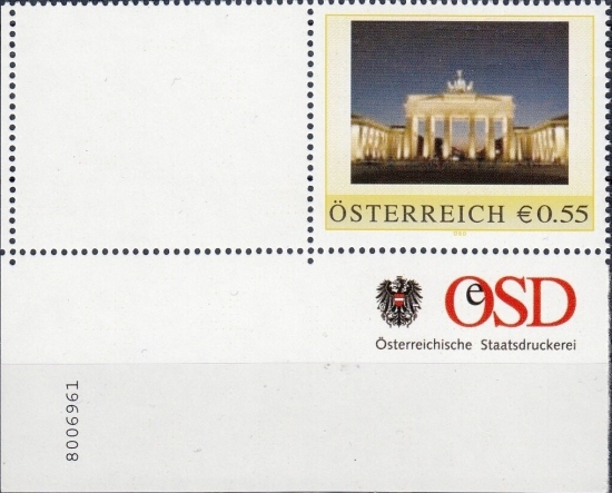 8006961 - PM - Personalisierte Marke - Brandenburger Tor - Postfrisch ** / DB / Kommissionsverkauf 