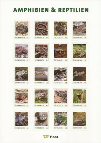 2012 - Marken Edition 20 - Amphibien & Reptilien - Postfrisch ** / DB / Kommissionsverkauf "BH"