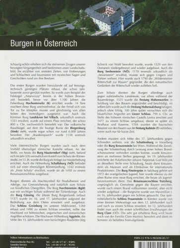 Marken Edition 20 - Burgen in Österreich - Postfrisch **