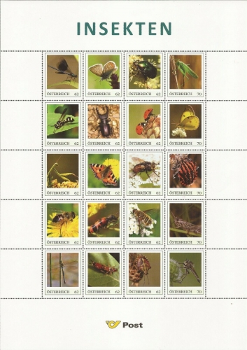 2012 - Marken Edition 20 - Insekten - Postfrisch ** / DB / Kommissionsverkauf "BH"