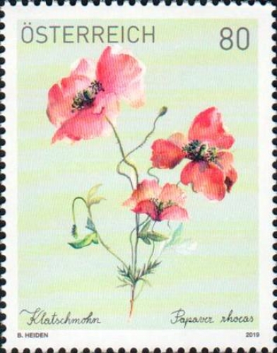 Abonnementmarke 2018 "Klatschmohn"