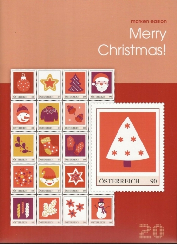 2018 - Marken Edition 20 - Merry Christmas! - Postfrisch ** / DB / Kommissionsverkauf "BH"