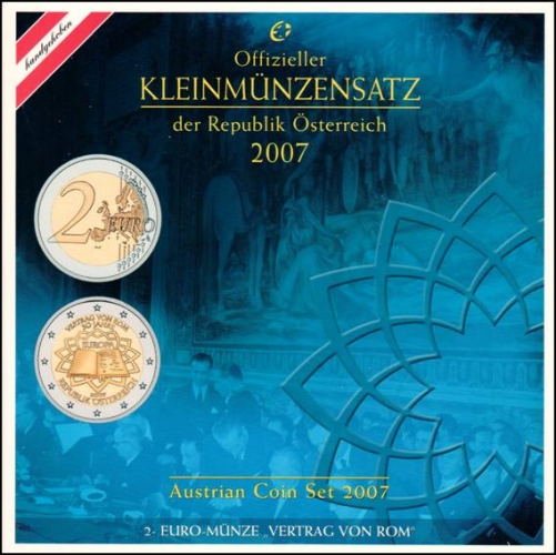 Münzfolder KMS "Vertrag von Rom" 2007