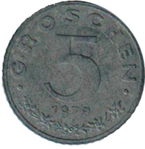 5 Groschen Zn stgl. 1974