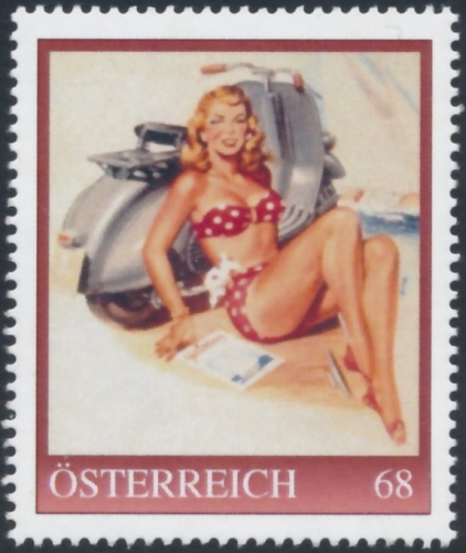 PM - PIN-UP GIRL und VESPA