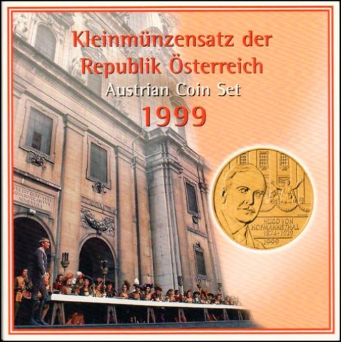 Münzfolder KMS "Hofmannsthal" 1999