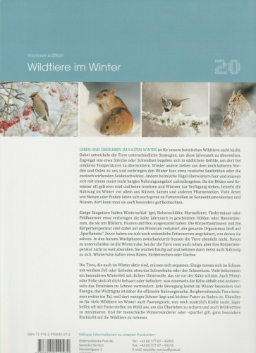 2017 - Marken Edition 20 - Wildtiere im Winter - Postfrisch **