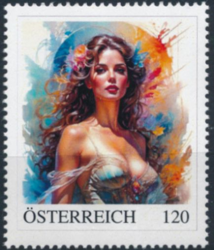 8161513 - PM - Personalisierte Marke - Erotik - sexy Girl - Gemälde - Kunst - Art - Postfrisch ** - Differenzbesteuert gem. § 24 UStG