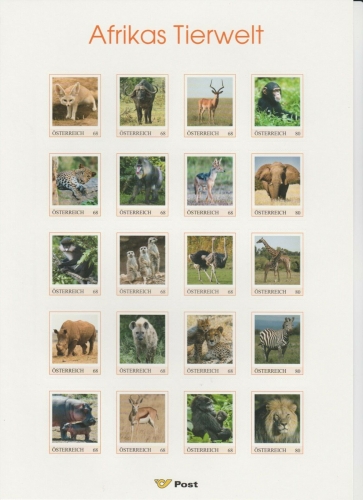 Marken Edition 20 - Afrikas Tierwelt - Postfrisch **