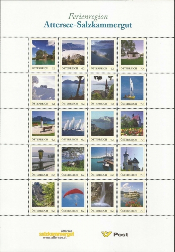 2013 - Marken Edition 20 - Ferienregion Attersee - Salzkammergut - Postfrisch ** / DB / Kommissionsverkauf "BH"