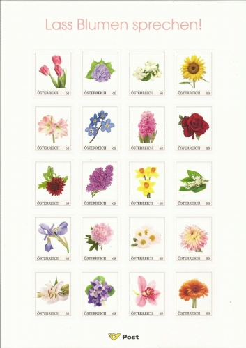 2018 - Marken Edition 20 - Lass Blumen sprechen! - Postfrisch ** / DB / Kommissionsverkauf "BH"