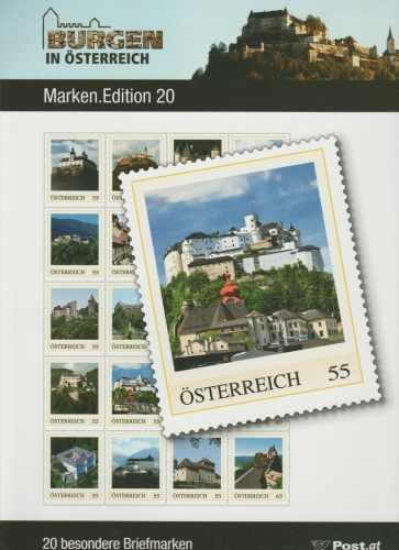 Marken Edition 20 - Burgen in Österreich - Postfrisch **