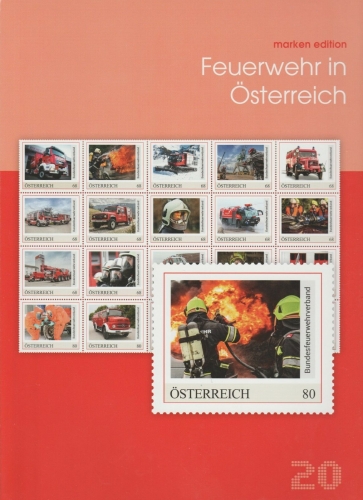 Marken Edition 20 - Feuerwehr in Österreich - Postfrisch **