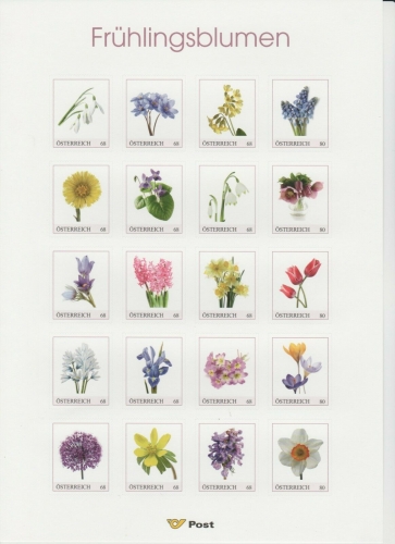 Marken Edition 20 - Frühlingsblumen - Postfrisch **