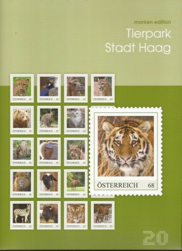 2016 - Marken Edition 20 - Tierpark Stadt Haag - Postfrisch **