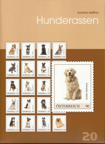 2019 - Marken Edition 20 - Hunderassen - Postfrisch ** / DB / Kommissionsverkauf "BH"