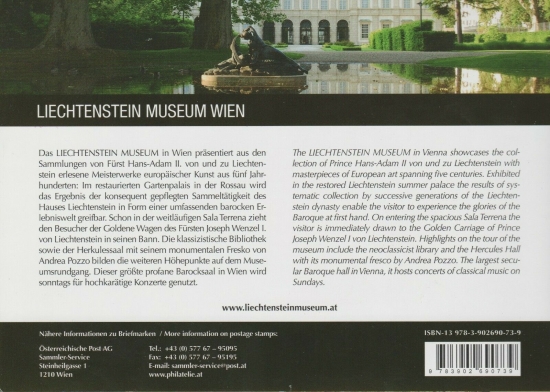 Liechtenstein MUSEUM - in original Mappe!