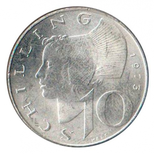 10 Schilling Silber stgl. 1973