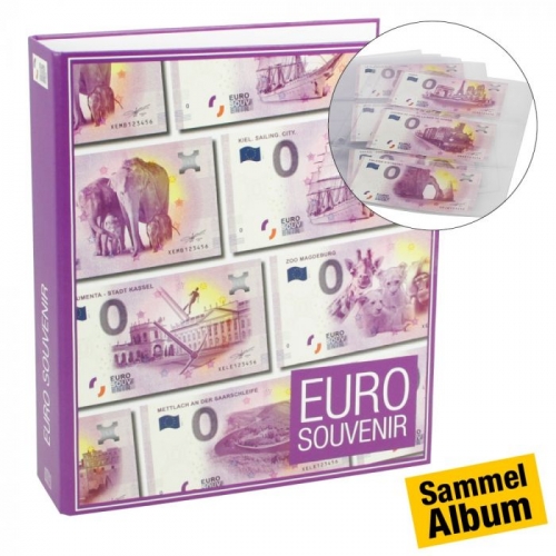 SAMMELALBUM NULL-EURO SCHEINE