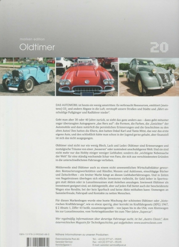 Marken Edition 20 - Oldtimer - Postfrisch **