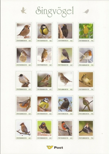 2013 - Marken Edition 20 - Singvögel - Postfrisch **