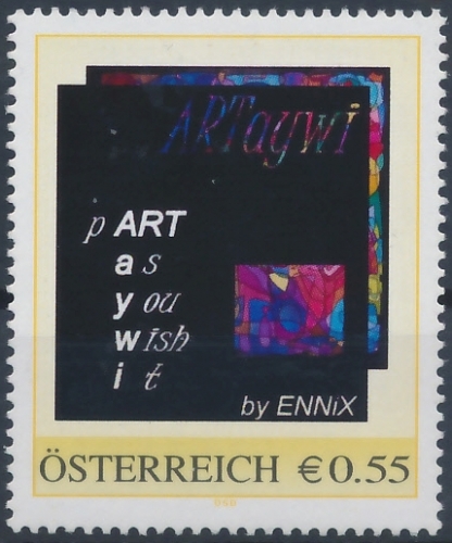8001341 - PM - Personalisierte Marke - Kunst - Kunstmarke by Ennix 03 - ARTaywi mit Maske - Postfrisch ** / DB / Kommissionsverkauf "BH"