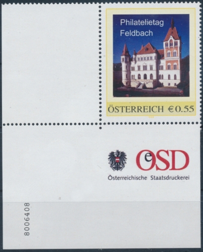 8006408 - PM - Personalisierte Marke - Philatelietag Feldbach - Postfrisch ** / DB / Kommissionsverkauf "BH"