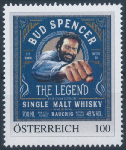 8138805 - PM - Personalisierte Marke - Bud Spencer - The Legend - Single Malt Whisky - Postfrisch ** / DB / Kommissionsverkauf 