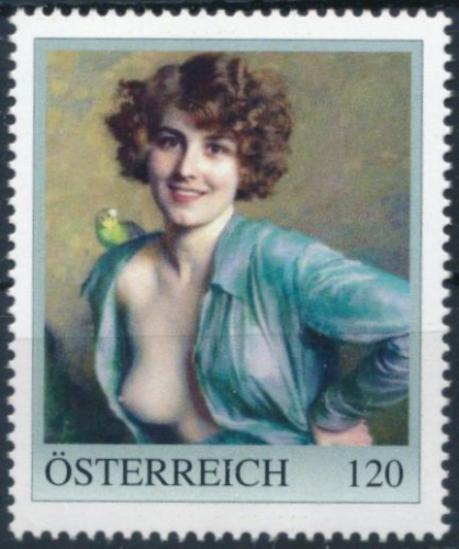 8147990 - PM - Personalisierte Marke - Erotik - sexy Girl - Woman - Gemälde - Postfrisch ** - Differenzbesteuert gem. § 24 UStG