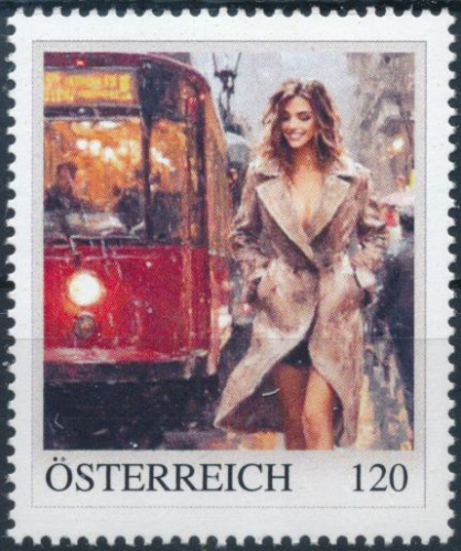 8163091 - PM - Personalisierte Marke - Erotik - sexy Girl - Straßenbahn - Postfrisch ** - Differenzbesteuert gem. § 24 UStG