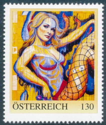 8163672 - PM - Personalisierte Marke - Erotik - sexy Girl - Gemälde - Kunst - Art - Postfrisch ** - Differenzbesteuert gem. § 24 UStG