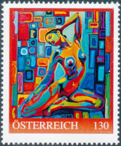 8163674 - PM - Personalisierte Marke - Erotik - sexy Girl - Gemälde - Kunst - Art - Postfrisch ** - Differenzbesteuert gem. § 24 UStG