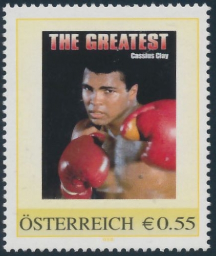8005618 - PM - Personalisierte Marke - Cassius Clay - The Greatest - Muhammad Ali - Postfrisch ** / DB / Kommissionsverkauf "BH"