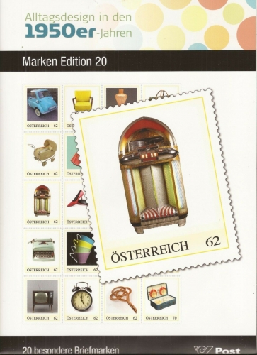 2013 - Marken Edition 20 - Alltagsdesign in den 1950er Jahren - Postfrisch **