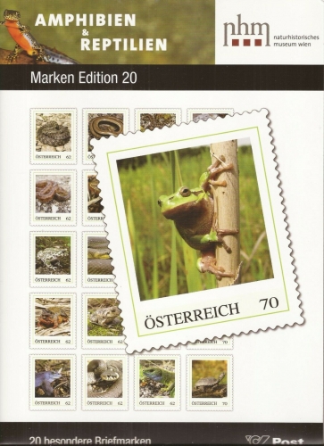 2012 - Marken Edition 20 - Amphibien & Reptilien - Postfrisch ** / DB / Kommissionsverkauf "BH"