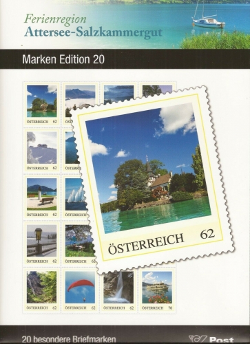 2013 - Marken Edition 20 - Ferienregion Attersee - Salzkammergut - Postfrisch ** / DB / Kommissionsverkauf "BH"