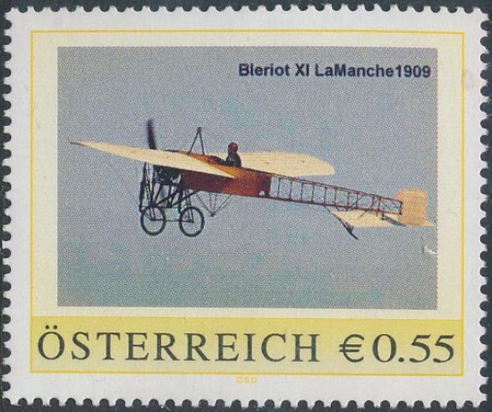 8005415 - PM - Personalisierte Marke - Flugzeug - Bleriot XI LaManche 1909 - Postfrisch ** / DB / Kommissionsverkauf "BH"
