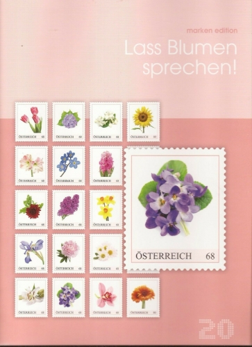 2018 - Marken Edition 20 - Lass Blumen sprechen! - Postfrisch ** / DB / Kommissionsverkauf "BH"