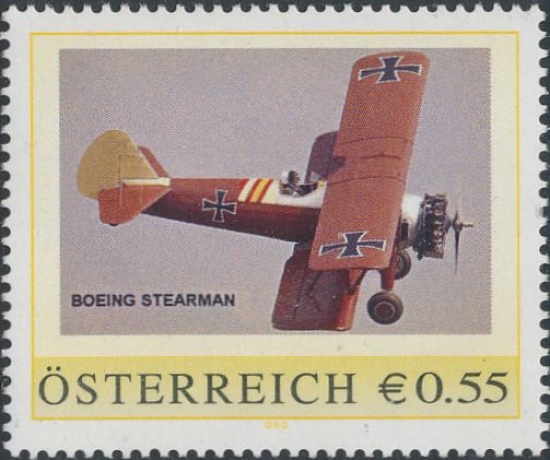 8006617 - PM - Personalisierte Marke - Flugzeug - Boeing Stearman - Postfrisch ** / DB / Kommissionsverkauf "BH"