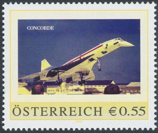 8004496 - PM - Personalisierte Marke - Flugzeug - Concorde - Postfrisch ** / DB / Kommissionsverkauf "BH"