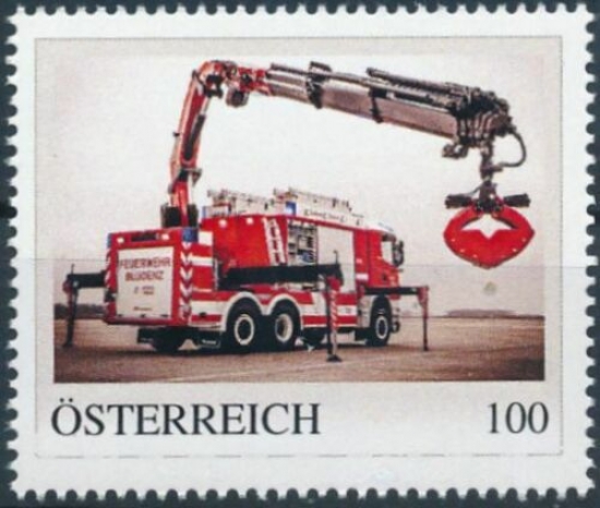 8136896 -PM - Personalisierte Marke - Auto - Feuerwehr Bludenz Rüst 2 - Postfrisch ** / DB / Kommissionsverkauf "BH"