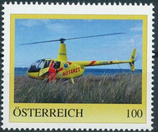 8135764 -PM - Personalisierte Marke - Hubschrauber - Rettung - Notarzt - Postfrisch ** / DB / Kommissionsverkauf "BH"