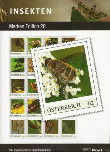 2012 - Marken Edition 20 - Insekten - Postfrisch ** / DB / Kommissionsverkauf "BH"