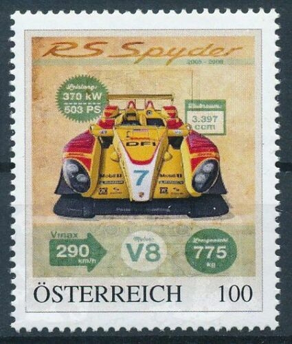 8122505 -PM - Personalisierte Marke - Porsche RS Spyder - Postfrisch ** / DB / Kommissionsverkauf "BH"