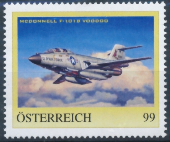 8117508 - PM - Personalisierte Marke - Flugzeug - McDonnell F-101B VOODOO - Postfrisch ** / DB / Kommissionsverkauf "BH"
