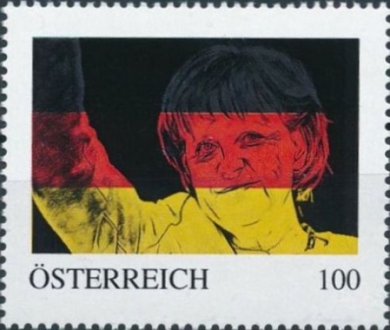 8136910-PM - Personalisierte Marke - Bundeskanzlerin der BRD Angela Merkel - Postfrisch ** / DB / Kommissionsverkauf "BH"