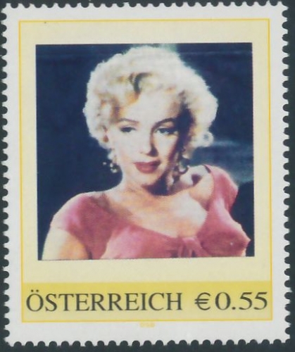 8005284 - PM - Personalisierte Marke - Marilyn Monroe - rote Bluse - Postfrisch ** / DB / Kommissionsverkauf "BH"