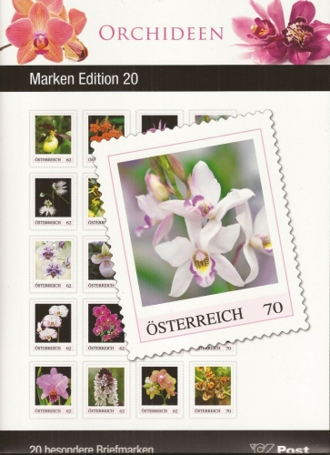 2013 - Marken Edition 20 - Orchideen - Postfrisch **