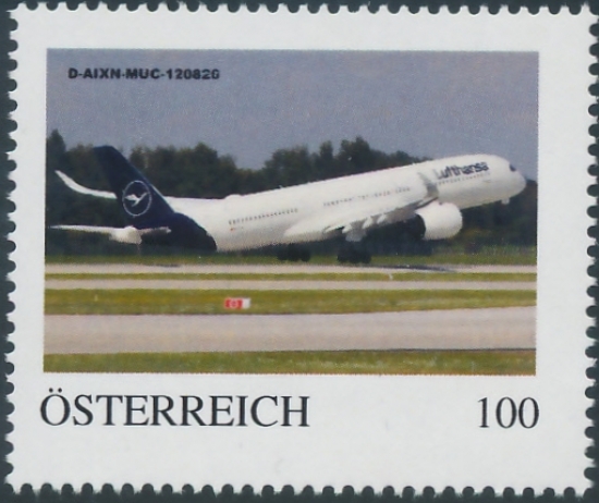8137470 - PM - Personalisierte Marke - Flugzeug -  Lufthansa - Postfrisch ** / DB / Kommissionsverkauf "BH"