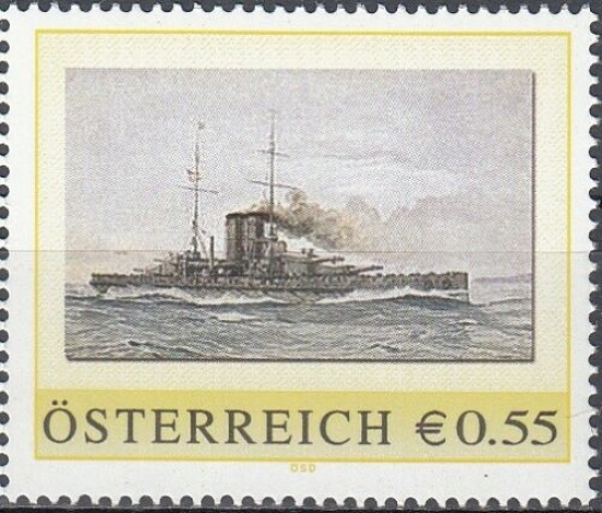 8007689 - PM - Personalisierte Marke - Schlachtschiff VIRIBUS UNITIS - Postfrisch ** / DB / Kommissionsverkauf "BH"